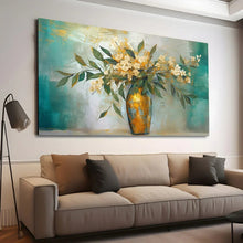 Load image into Gallery viewer, Stretched canvas wall art print – Canvas Wall Art Painting Flowers Flow074 – Small – 30x20 in (75x50 cm) – Iloski Art LLC
