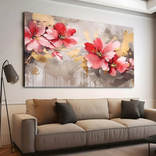 Load image into Gallery viewer, Stretched canvas wall art print – Canvas Wall Art Painting Flowers FlowA096 – Small – 30x20 in (75x50 cm) – Iloski Art LLC
