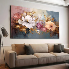 Load image into Gallery viewer, Stretched canvas wall art print – Canvas Wall Art Painting Flowers FlowA094 – Small – 30x20 in (75x50 cm) – Iloski Art LLC
