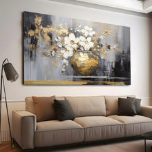 Load image into Gallery viewer, Stretched canvas wall art print – Canvas Wall Art Painting Flowers Flow062 – Small – 30x20 in (75x50 cm) – Iloski Art LLC
