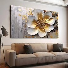 Load image into Gallery viewer, Stretched canvas wall art print – Canvas Wall Art Painting Flowers Flow088 – Small – 30x20 in (75x50 cm) – Iloski Art LLC
