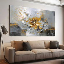 Load image into Gallery viewer, Stretched canvas wall art print – Canvas Wall Art Painting Flowers Flow061 – Small – 30x20 in (75x50 cm) – Iloski Art LLC
