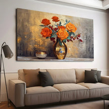 Load image into Gallery viewer, Stretched canvas wall art print – Canvas Wall Art Painting Flowers Flow002 – Small – 30x20 in (75x50 cm) – Iloski Art LLC

