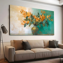 Load image into Gallery viewer, Stretched canvas wall art print – Canvas Wall Art Painting Flowers Flow001 – Small – 30x20 in (75x50 cm) – Iloski Art LLC
