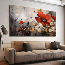 Load image into Gallery viewer, Stretched canvas wall art print – Canvas Wall Art Painting Flowers FlowA079 – Small – 30x20 in (75x50 cm) – Iloski Art LLC
