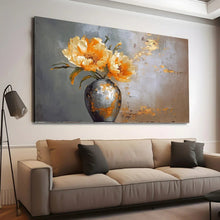 Load image into Gallery viewer, Stretched canvas wall art print – Canvas Wall Art Painting Flowers Flow005 – Small – 30x20 in (75x50 cm) – Iloski Art LLC

