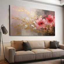Load image into Gallery viewer, Stretched canvas wall art print – Canvas Wall Art Painting Flowers FlowA099 – Small – 30x20 in (75x50 cm) – Iloski Art LLC
