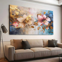 Load image into Gallery viewer, Stretched canvas wall art print – Canvas Wall Art Painting Flowers FlowA086 – Small – 30x20 in (75x50 cm) – Iloski Art LLC

