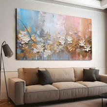 Load image into Gallery viewer, Stretched canvas wall art print – Canvas Wall Art Painting Flowers FlowA092 – Small – 30x20 in (75x50 cm) – Iloski Art LLC

