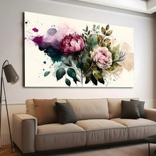Load image into Gallery viewer, Stretched canvas wall art print – Canvas Wall Art Painting Flowers FlowA095 – Small – 30x20 in (75x50 cm) – Iloski Art LLC
