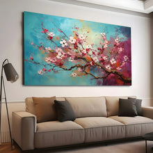 Load image into Gallery viewer, Stretched canvas wall art print – Canvas Wall Art Painting Flowers FlowA074 – Small – 30x20 in (75x50 cm) – Iloski Art LLC
