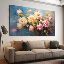 Load image into Gallery viewer, Stretched canvas wall art print – Canvas Wall Art Painting Flowers FlowA025 – Small – 30x20 in (75x50 cm) – Iloski Art LLC
