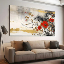 Load image into Gallery viewer, Stretched canvas wall art print – Canvas Wall Art Painting Flowers FlowA022 – Small – 30x20 in (75x50 cm) – Iloski Art LLC
