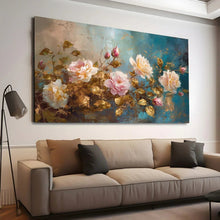 Load image into Gallery viewer, Stretched canvas wall art print – Canvas Wall Art Painting Flowers FlowA012 – Small – 30x20 in (75x50 cm) – Iloski Art LLC
