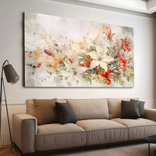 Load image into Gallery viewer, Stretched canvas wall art print – Canvas Wall Art Painting Flowers FlowA031 – Small – 30x20 in (75x50 cm) – Iloski Art LLC
