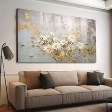 Load image into Gallery viewer, Stretched canvas wall art print – Canvas Wall Art Painting Flowers FlowA049 – Small – 30x20 in (75x50 cm) – Iloski Art LLC
