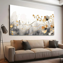 Load image into Gallery viewer, Stretched canvas wall art print – Canvas Wall Art Painting Flowers FlowA027 – Small – 30x20 in (75x50 cm) – Iloski Art LLC
