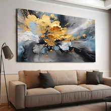 Load image into Gallery viewer, Stretched canvas wall art print – Canvas Wall Art Painting Flowers Flow080 – Small – 30x20 in (75x50 cm) – Iloski Art LLC
