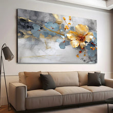 Load image into Gallery viewer, Stretched canvas wall art print – Canvas Wall Art Painting Flowers Flow065 – Small – 30x20 in (75x50 cm) – Iloski Art LLC
