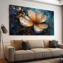 Load image into Gallery viewer, Stretched canvas wall art print – Canvas Wall Art Painting Flowers Flow024 – Small – 30x20 in (75x50 cm) – Iloski Art LLC
