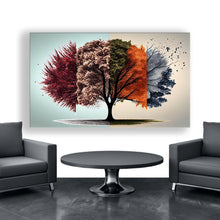 Load image into Gallery viewer, Stretched canvas wall art print – Canvas Wall Art Painting Trees and Branches TB131 – Small – 30x20 in (75x50 cm) – Iloski Art LLC
