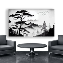 Load image into Gallery viewer, Stretched canvas wall art print – Canvas Wall Art Painting Trees and Branches TB135 – Small – 30x20 in (75x50 cm) – Iloski Art LLC
