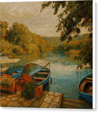 Load image into Gallery viewer, Drim with Boats - Canvas Print
