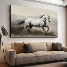 Load image into Gallery viewer, Canvas printed painting, not framed, rolled in tube, subject animal, horsses.
