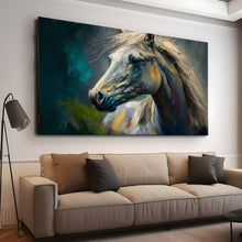 Load image into Gallery viewer, Stretched canvas wall art print – Canvas Wall Art Painting Horses HR176 – Small – 30x20 in (75x50 cm) – Iloski Art LLC

