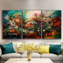Load image into Gallery viewer, Gallery wrapped canvas wall art print – Modular Art Collection: Contemporary Designs in Pieces MAC091 – Small S (20x30inchx3p - total length 60inch/150cm)

