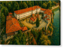 Load image into Gallery viewer, Historic Cliffside Monastery St. Naum - Canvas Print
