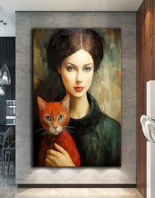 Load image into Gallery viewer, Stretched canvas wall art print – Canvas Wall Art Painting Vasilica Beautiful VBN039 – Small – 20x30 in (50x75 cm) – Iloski Art LLC
