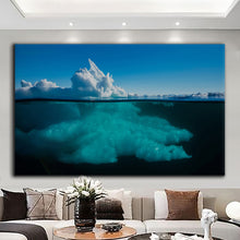 Load image into Gallery viewer, Canvas printed painting, not framed, rolled in tube, subject nature, preries, mountains.
