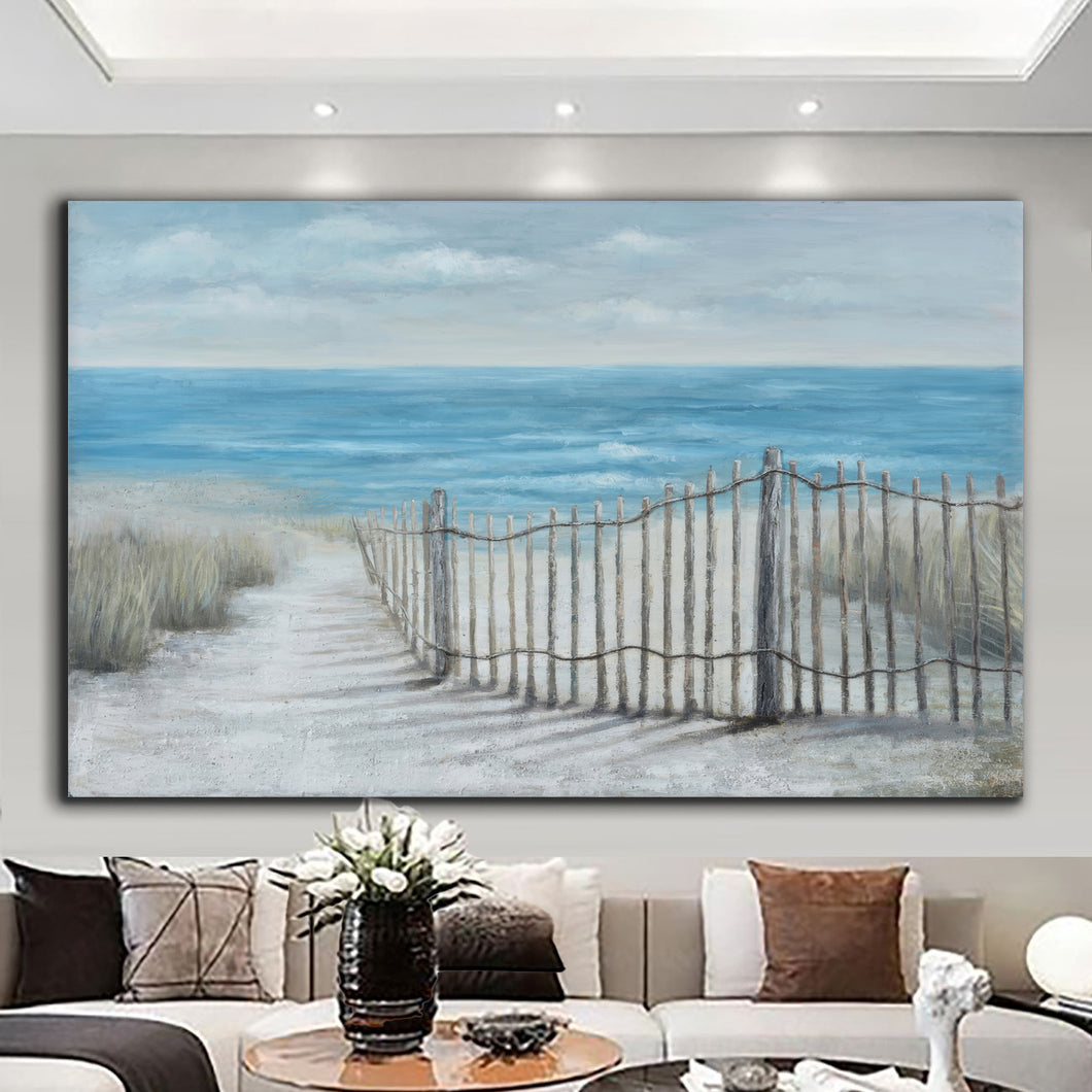 Canvas printed painting, not framed, rolled in tube, subject nature, preries, mountains.