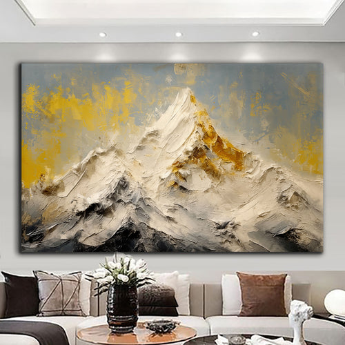 Canvas printed painting, not framed, rolled in tube, subject nature, preries, mountains.