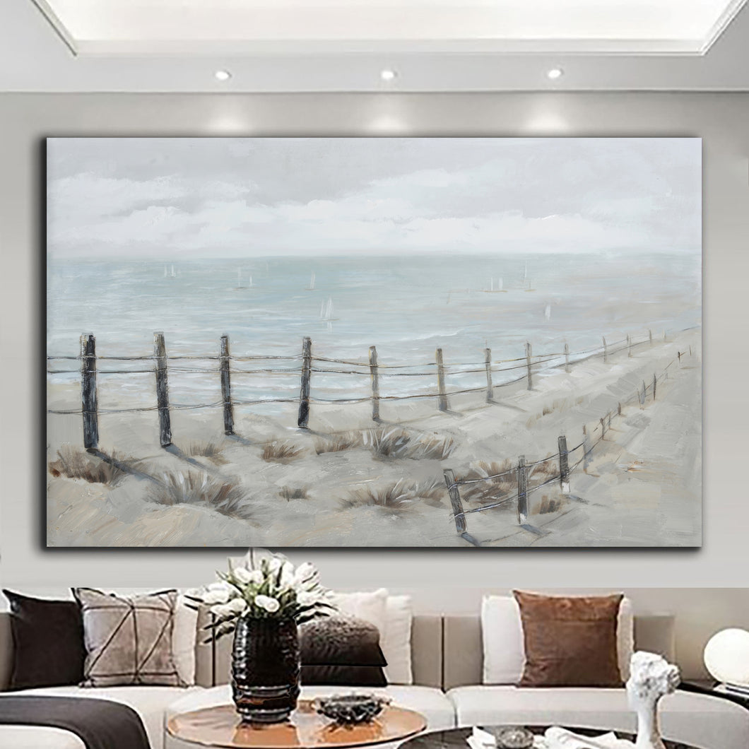 Canvas printed painting, not framed, rolled in tube, subject nature, preries, mountains.