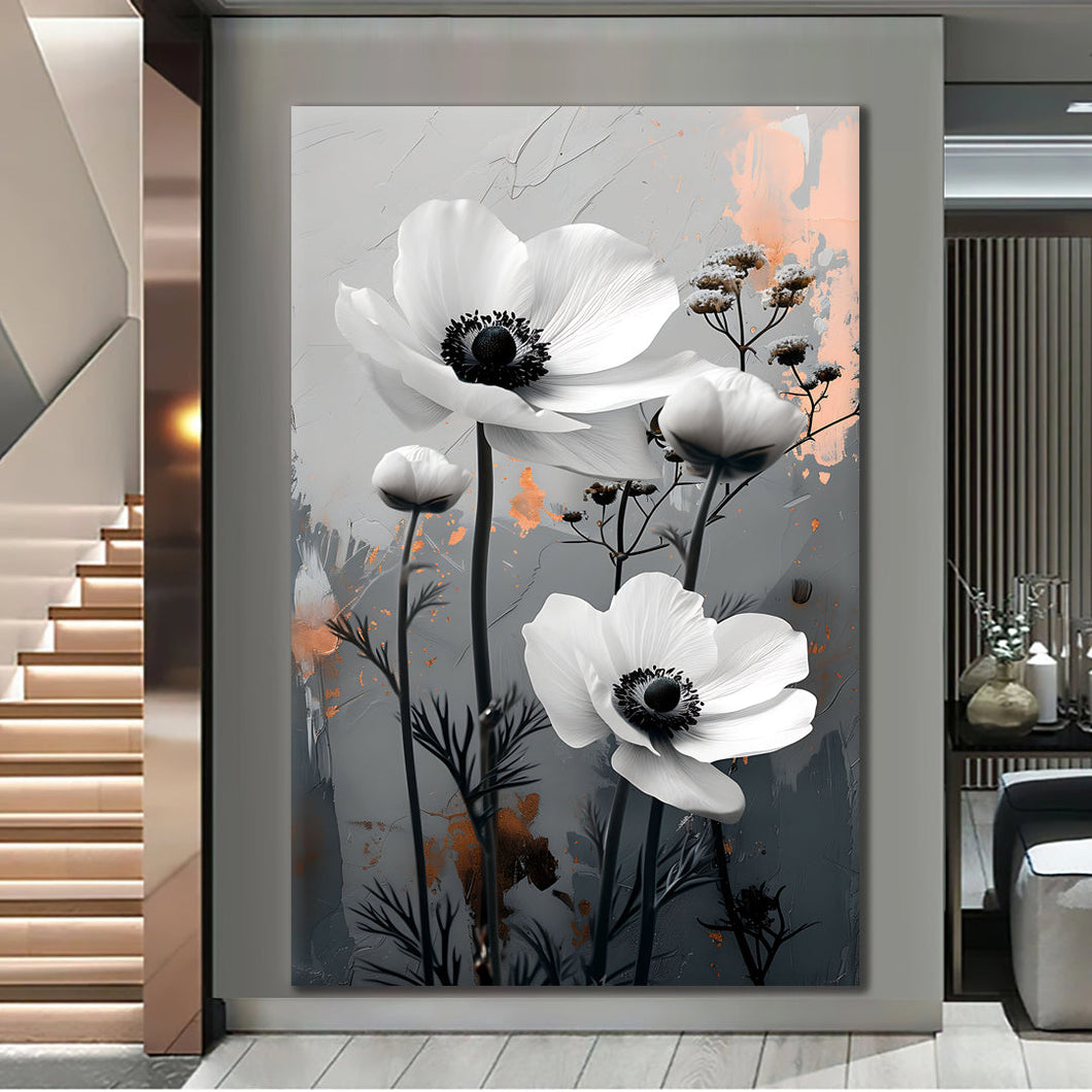 Canvas printed painting, subject Flowers