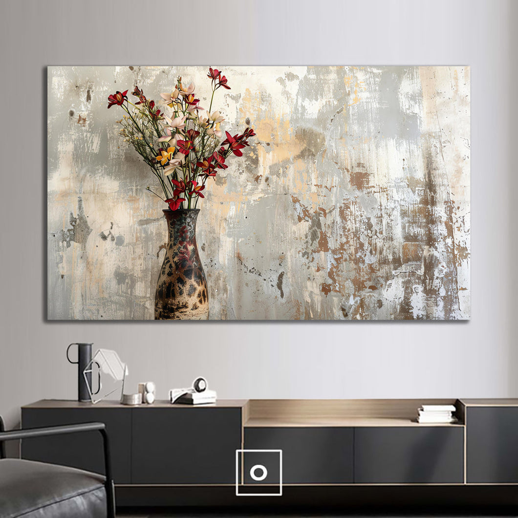 Canvas printed painting, subject Flowers