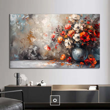 Load image into Gallery viewer, Stretched canvas wall art print – Canvas Wall Art Painting Flowers FLA035 – Small – 30x20 in (75x50 cm) – Iloski Art LLC
