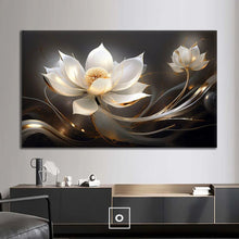 Load image into Gallery viewer, Stretched canvas wall art print – Canvas Wall Art Painting Flowers FLA060 – Small – 30x20 in (75x50 cm) – Iloski Art LLC
