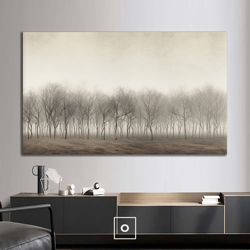 Canvas printed painting, not framed, rolled in tube, subject nature, preries, mountains.