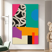 Load image into Gallery viewer, MAP193 Abstract Rhythm - canvas wall art
