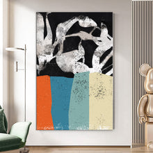 Load image into Gallery viewer, MAP263 Abstract Structure - canvas wall art
