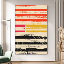 Load image into Gallery viewer, MAP313 Abstract Structure - canvas wall art
