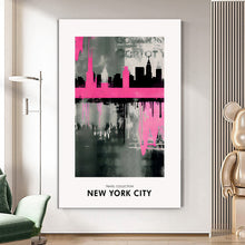 Load image into Gallery viewer, MAP337 Linear Rhythm - canvas wall art
