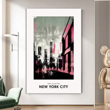 Load image into Gallery viewer, MAP340 Soft Horizon - canvas wall art

