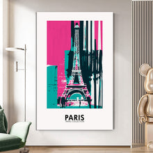 Load image into Gallery viewer, MAP325 Contemporary Geometry - canvas wall art

