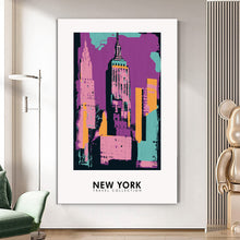 Load image into Gallery viewer, MAP327 Linear Balance - canvas wall art
