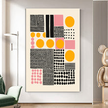 Load image into Gallery viewer, MAP432 Urban Geometry - canvas wall art
