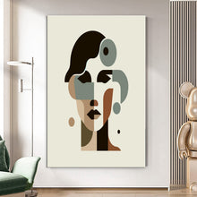 Load image into Gallery viewer, MAP353 Abstract Horizon - canvas wall art
